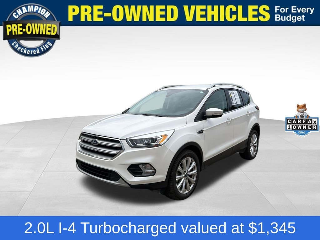 Used 2017 White Ford Titanium image 1
