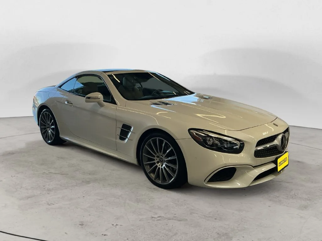 Used 2019 White Mercedes-Benz SL 550 image 5