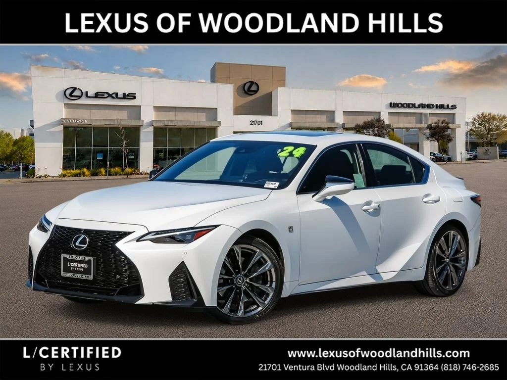 Certified Used 2024 WHITE NOVA GLASS FLAKE Lexus 350 F SPORT image 1