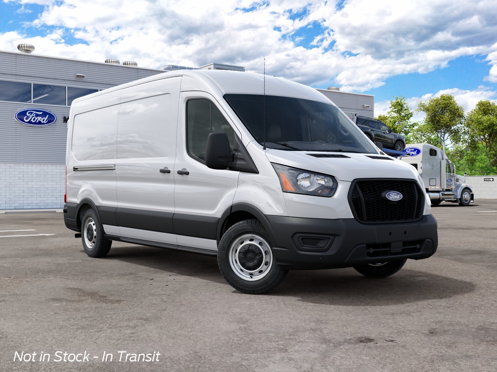 New 2027 Oxford White Ford Cargo Van image 4