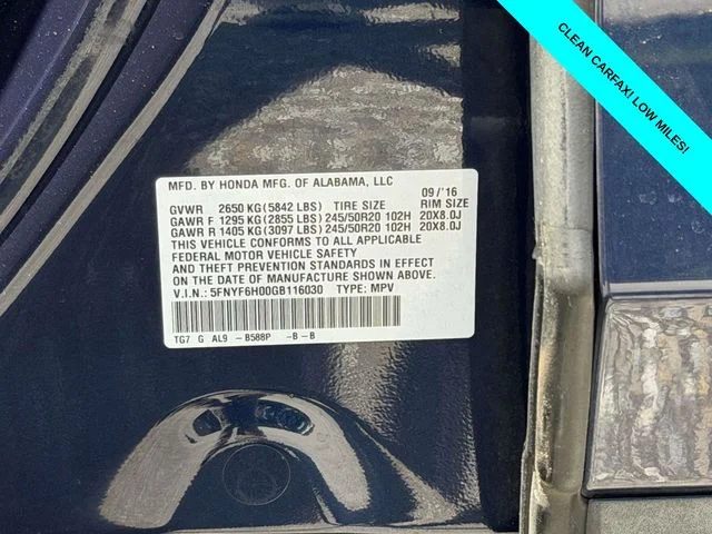 Used 2016 Obsidian Blue Pearl Honda Elite image 30