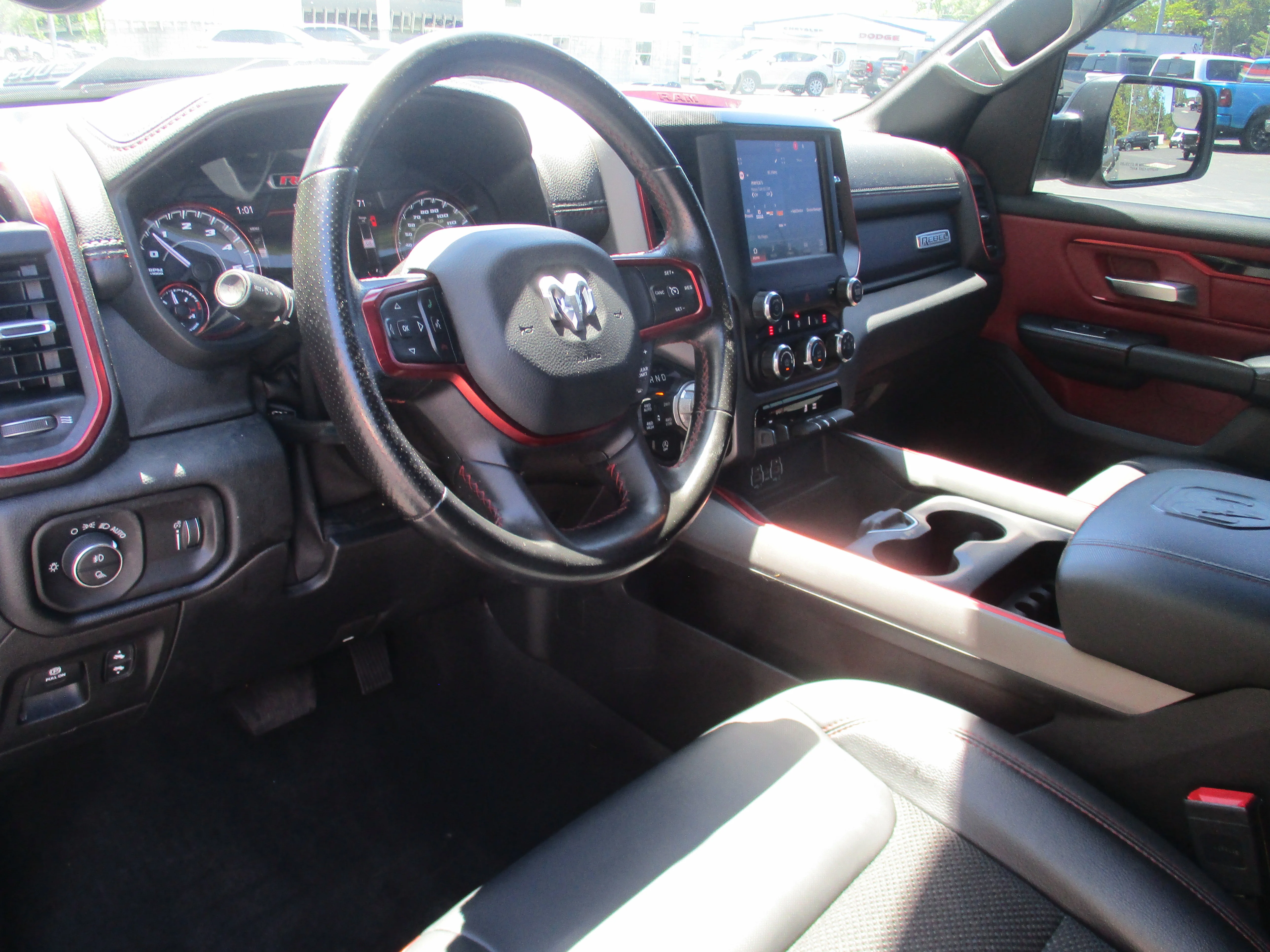 Used 2022 Diamond Black Crystal Pearlcoat Ram Rebel image 28