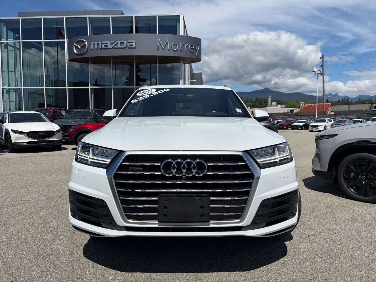 Used 2018 Glacier White Metallic Audi Technik image 2