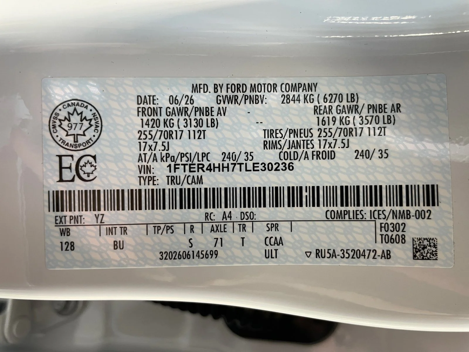 New 2026 Oxford White Ford XLT image 20