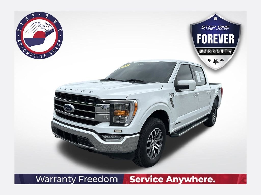 Used 2022 White Ford Lariat image 1