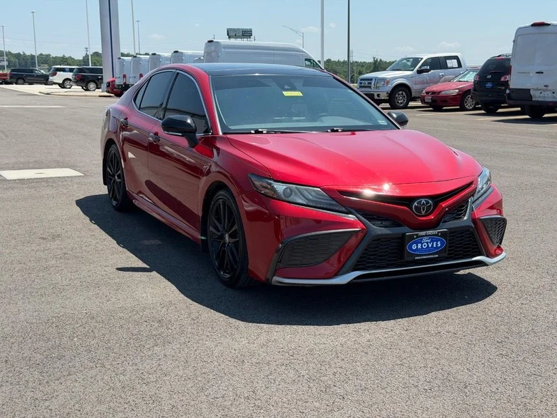 Certified Used 2022 Red Toyota XSE image 3