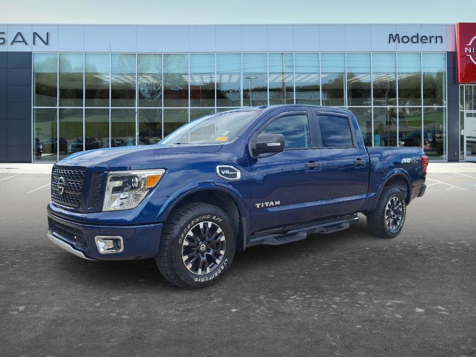 Used 2017 Deep Blue Pearl Nissan PRO-4X image 1