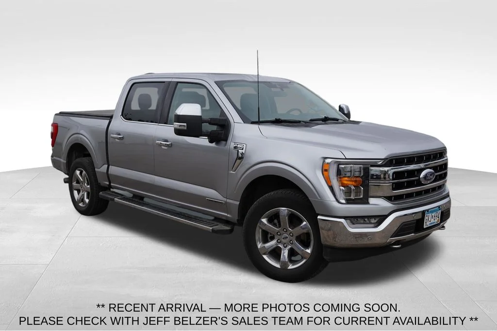 Used 2021 Iconic Silver Metallic Ford Lariat image 1