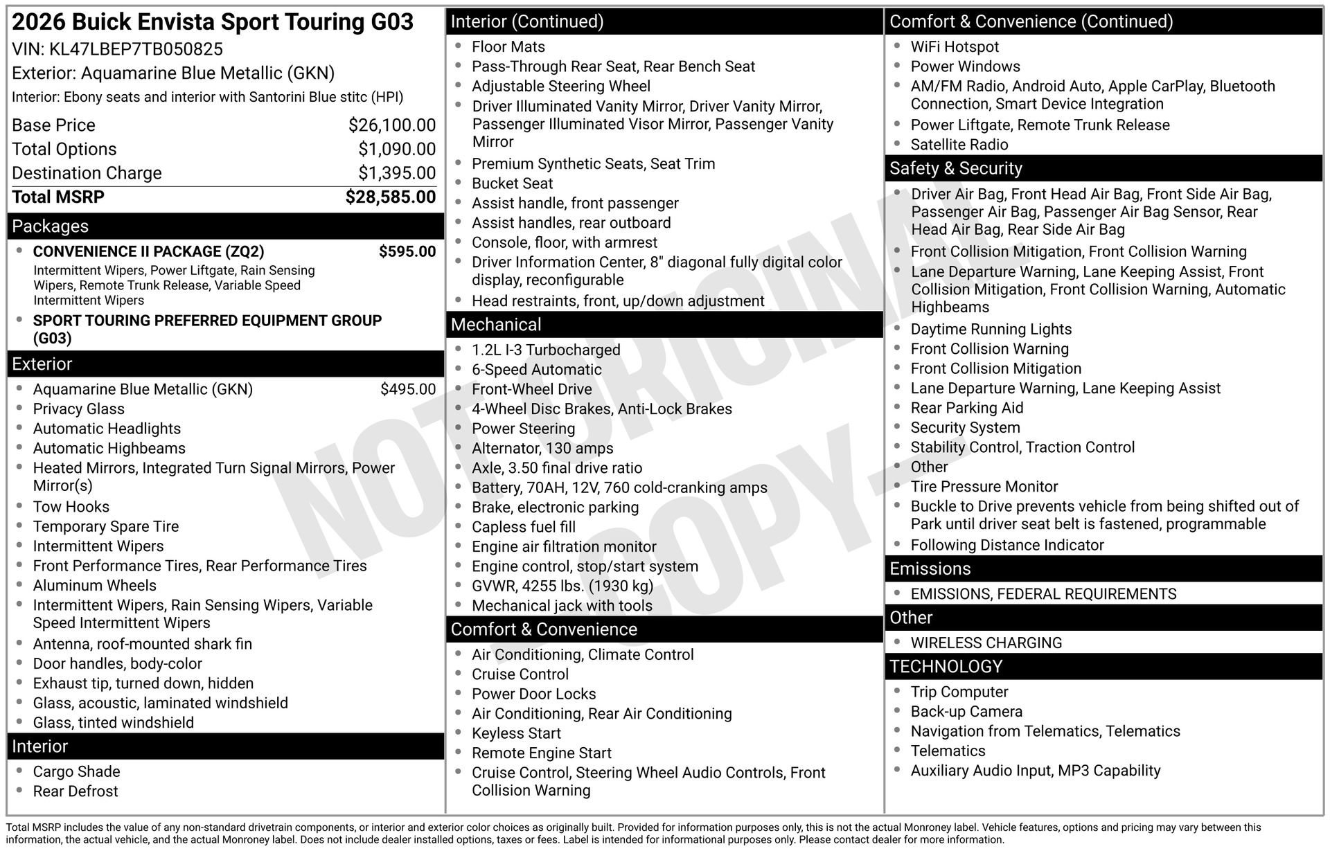 2026 BUICK ENVISTA - Image 3