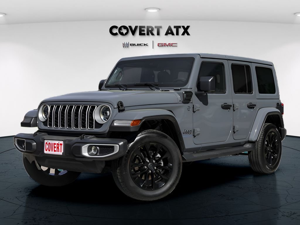 Used 2025 Jeep Wrangler 4xe Sahara 4XE with VIN 1C4RJXP67SW578023 for sale in Austin, TX