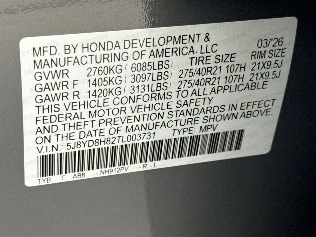 New 2026 Modern Steel Metallic Acura Type S w/Advance Package image 36