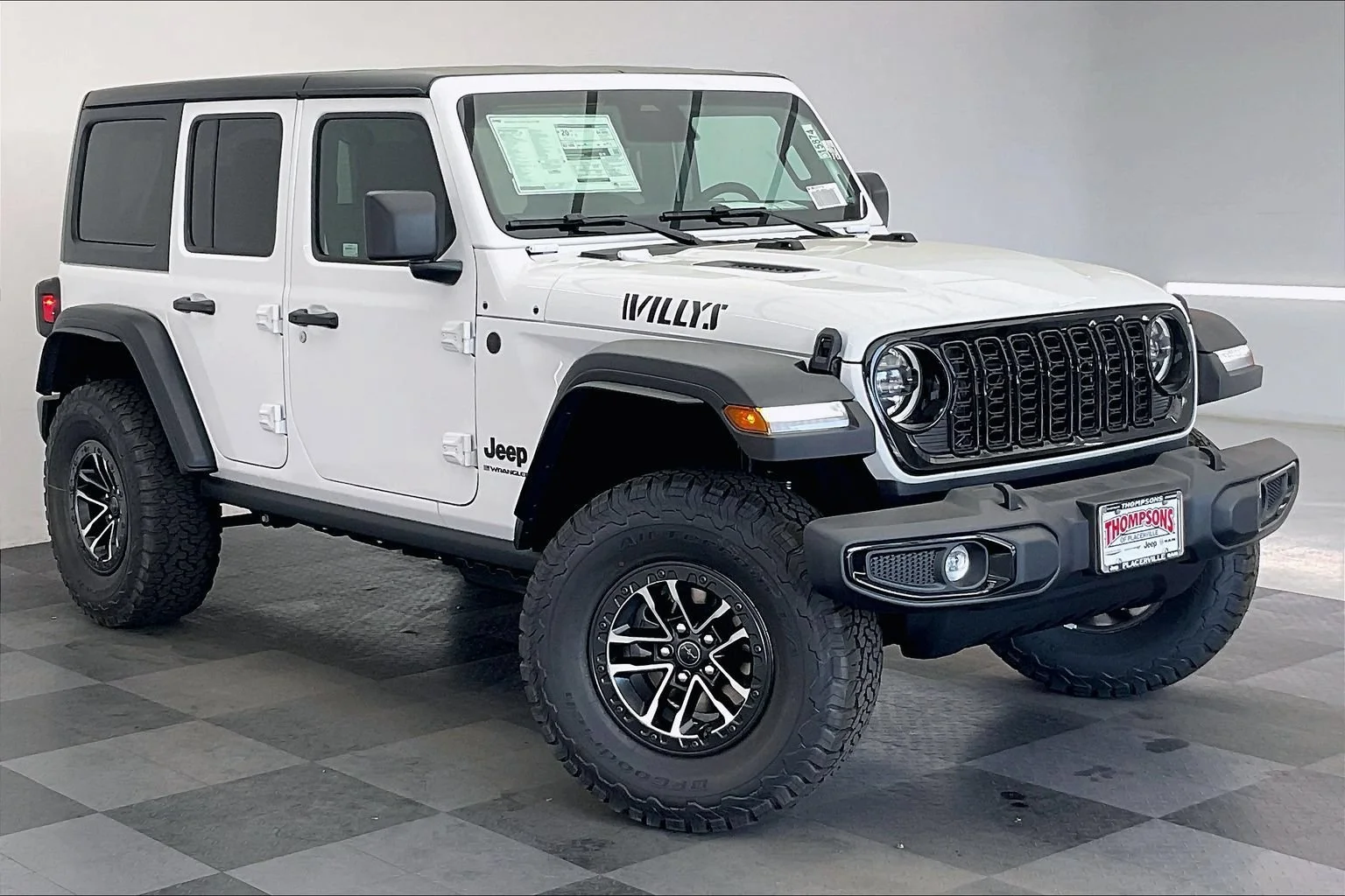 New 2026 Bright White Clearcoat Jeep Willys image 1