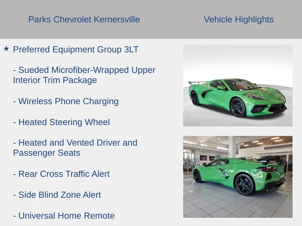 Used 2026 Green Chevrolet Stingray image 17