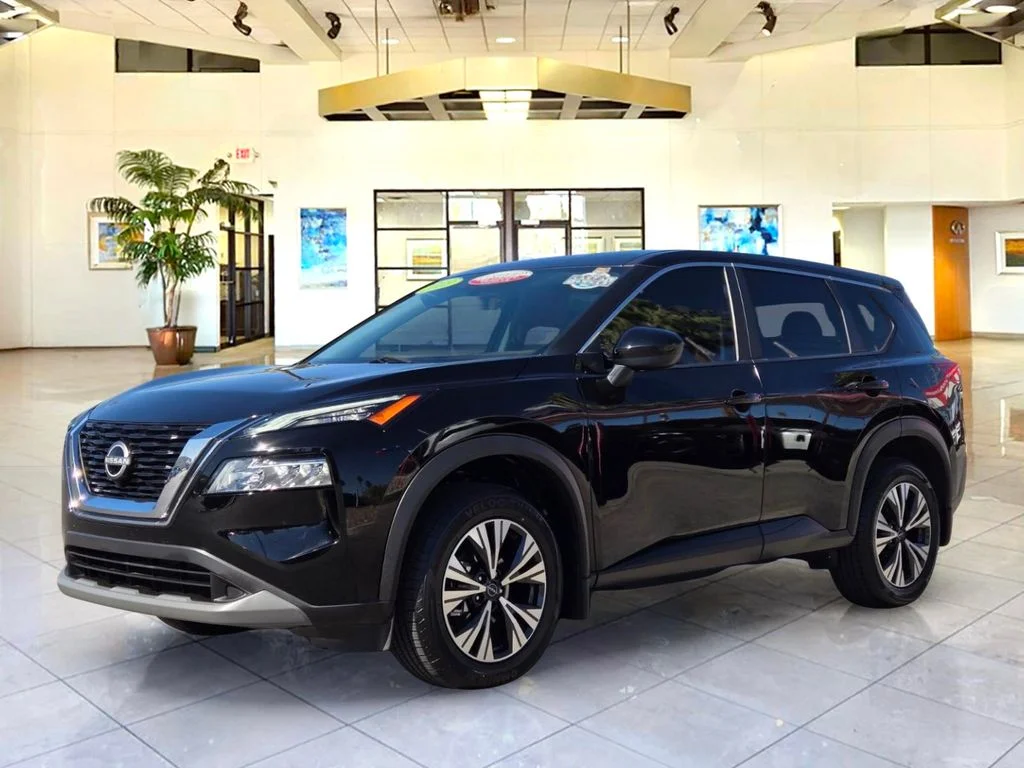 Certified Used 2023 Black Nissan SV image 1