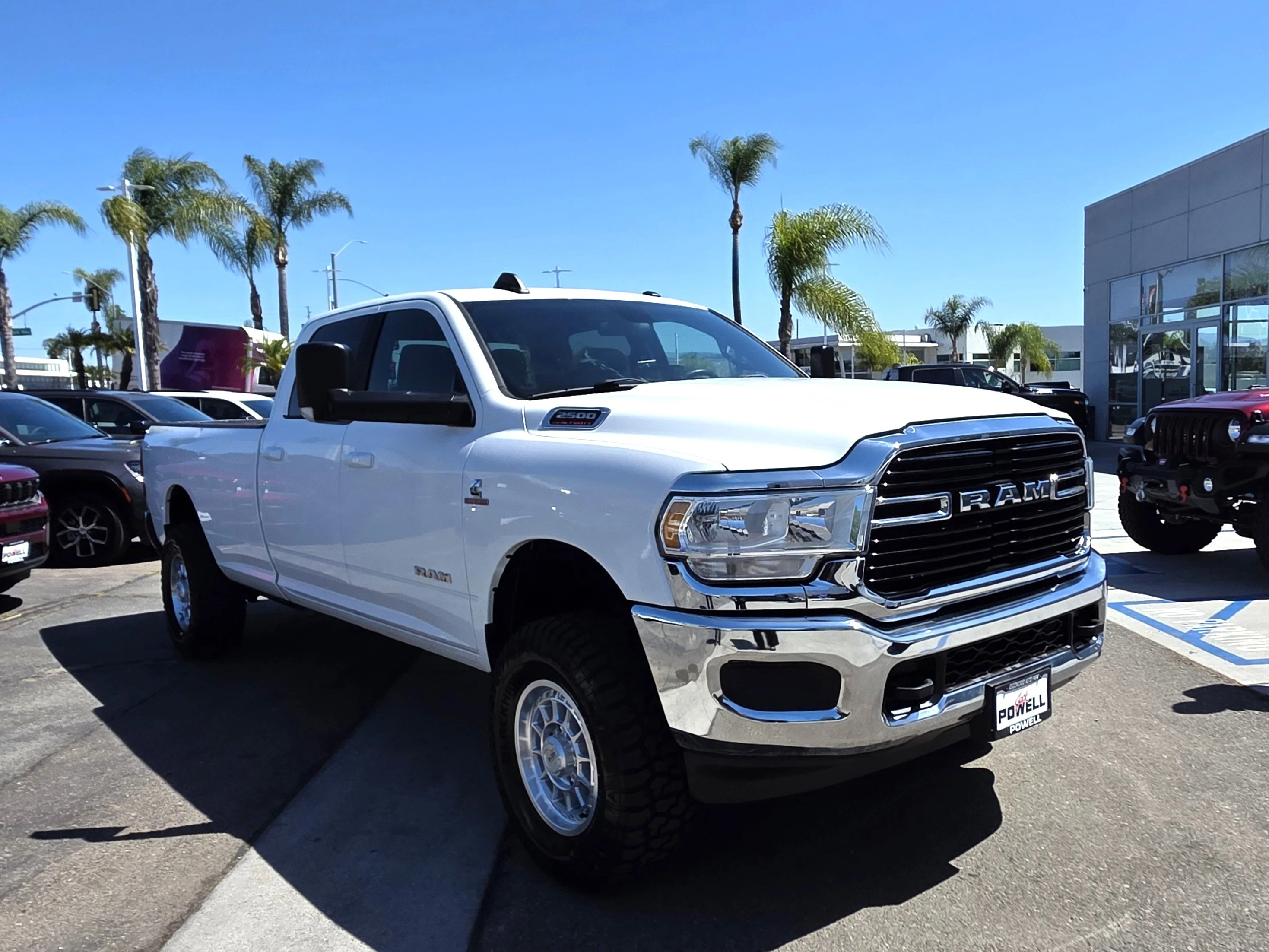 Used 2021 Bright White Clearcoat Ram Big Horn image 6
