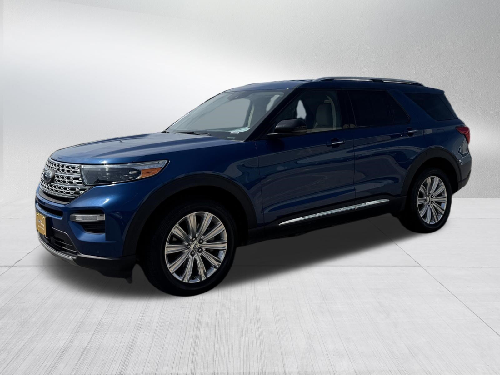 Certified Used 2022 Atlas Blue Metallic Ford Limited image 3