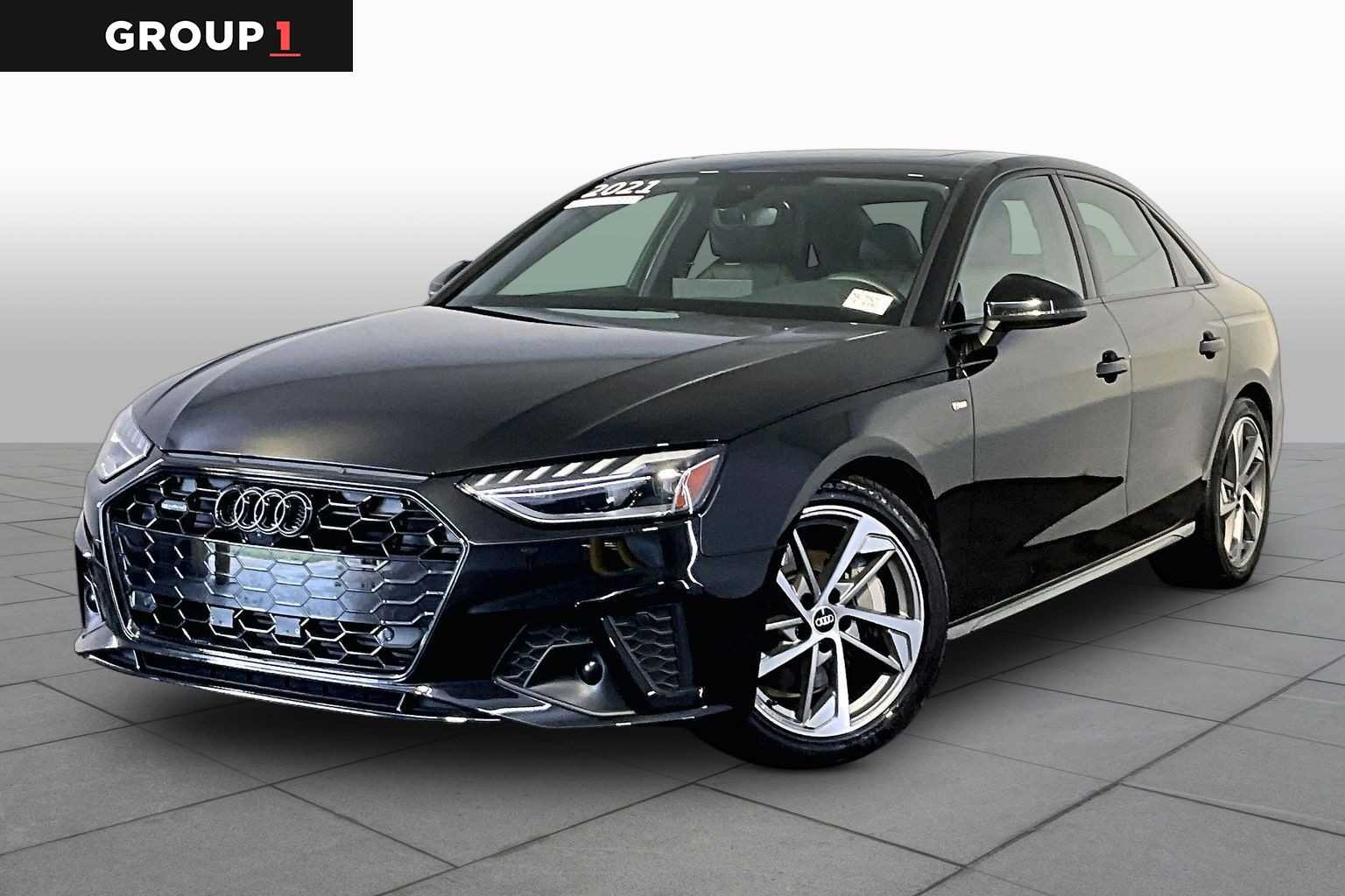 Used 2021 Mythos Black Metallic Audi S line Premium Plus image 1