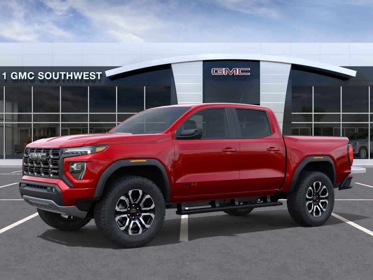 New 2026 Volcanic Red Tintcoat GMC AT4 image 2