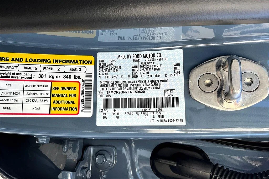 New 2026 Azure Gray Metallic Tri-Coat Ford Big Bend® image 8