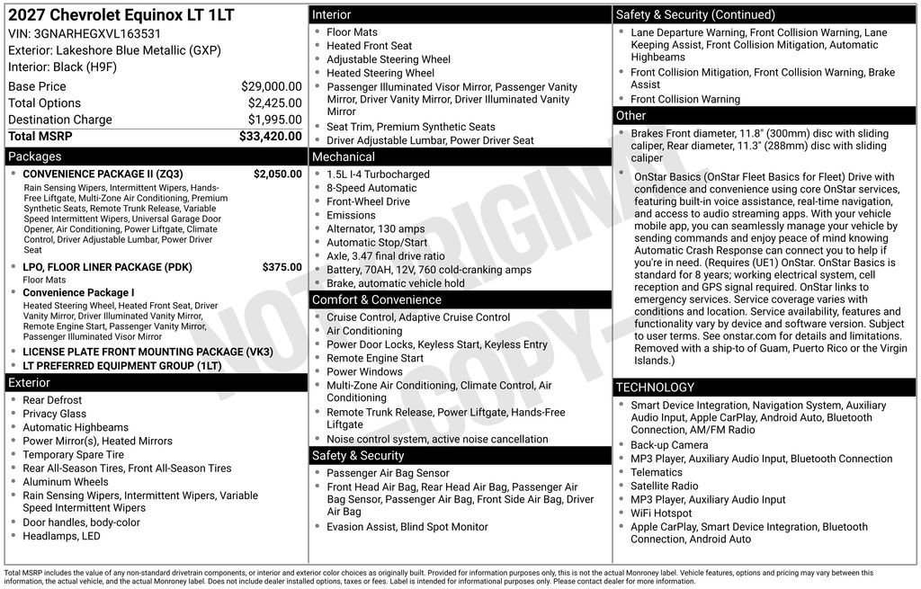 2027 Chevrolet Equinox LT - Photo 26