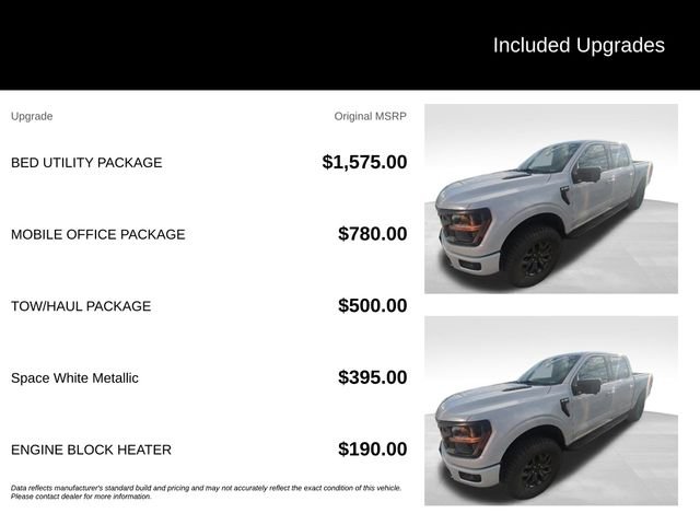 Used 2025 Space White Metallic Ford Tremor image 5