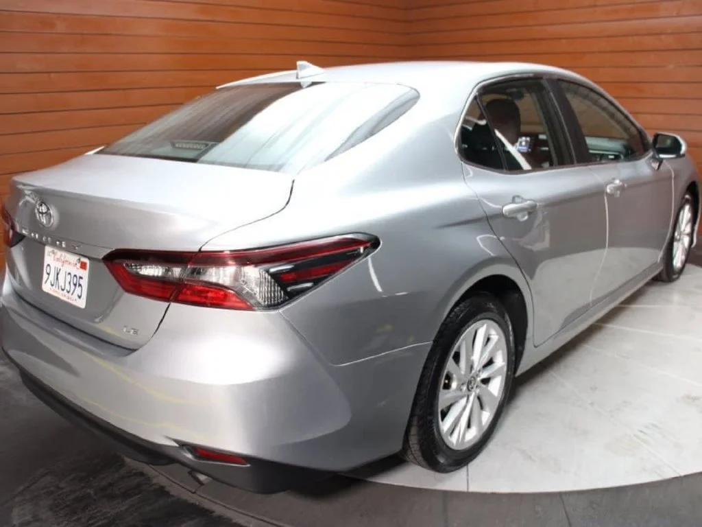 Used 2024 Celestial Silver Metallic Toyota LE image 3