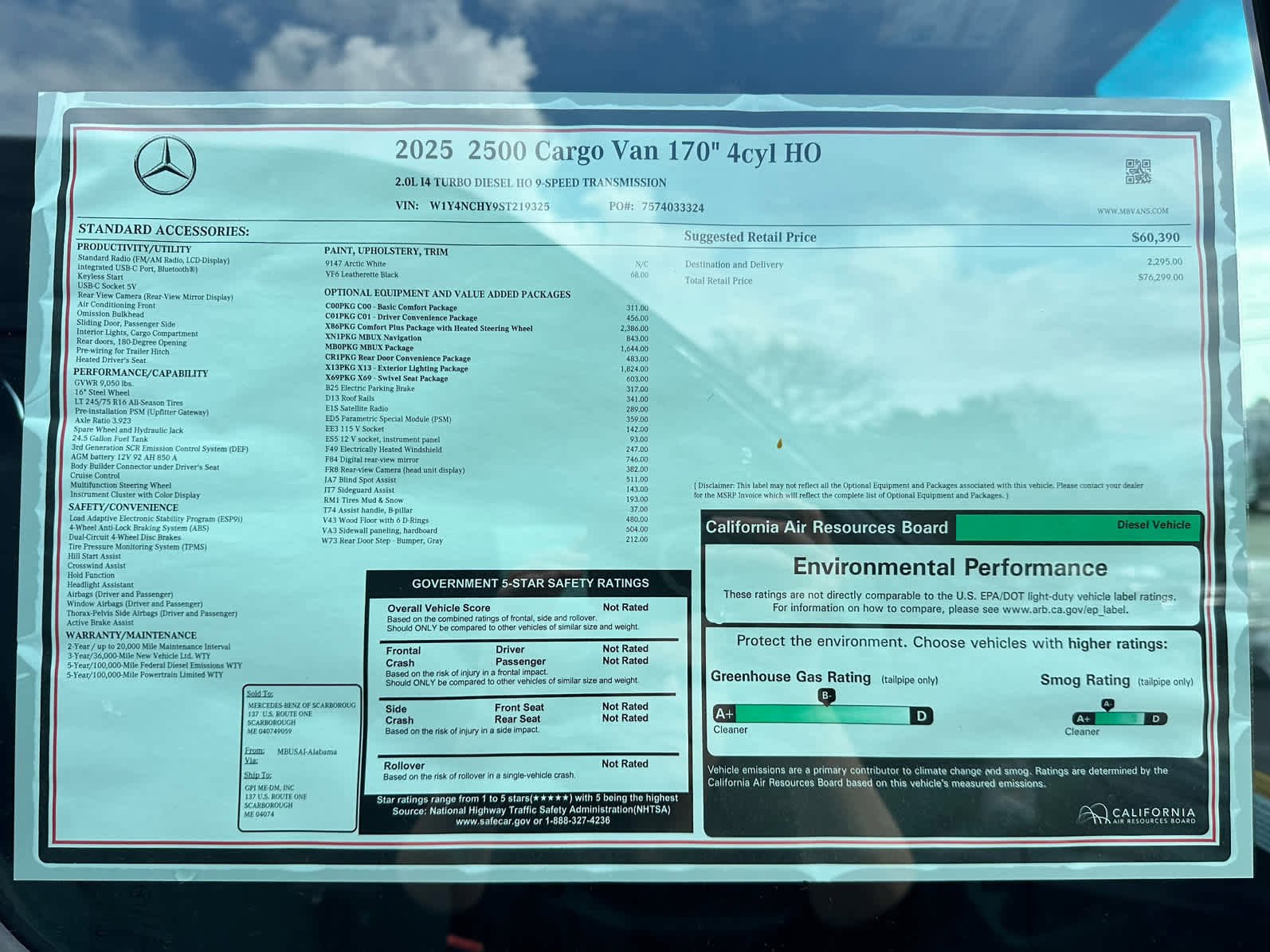 2025 Mercedes-Benz Sprinter Cargo Van Base - Photo 26