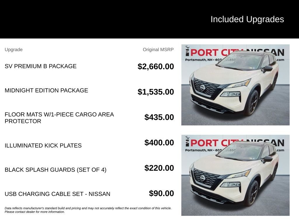 Used 2023 Pearl White Nissan SV PREMIUM MIDNIGHT EDITION image 5
