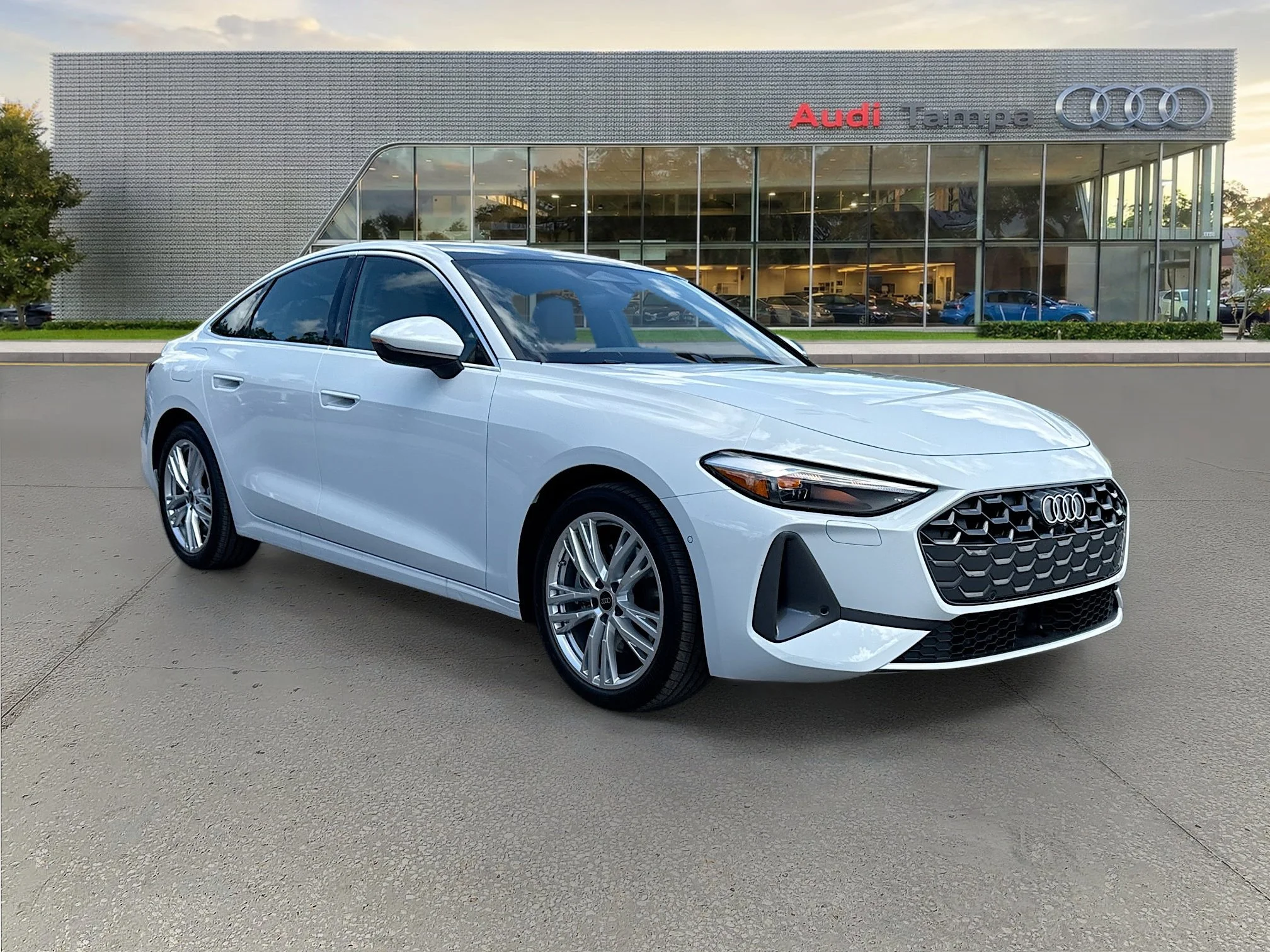 New 2026 Glacier White Metallic Audi Premium image 1