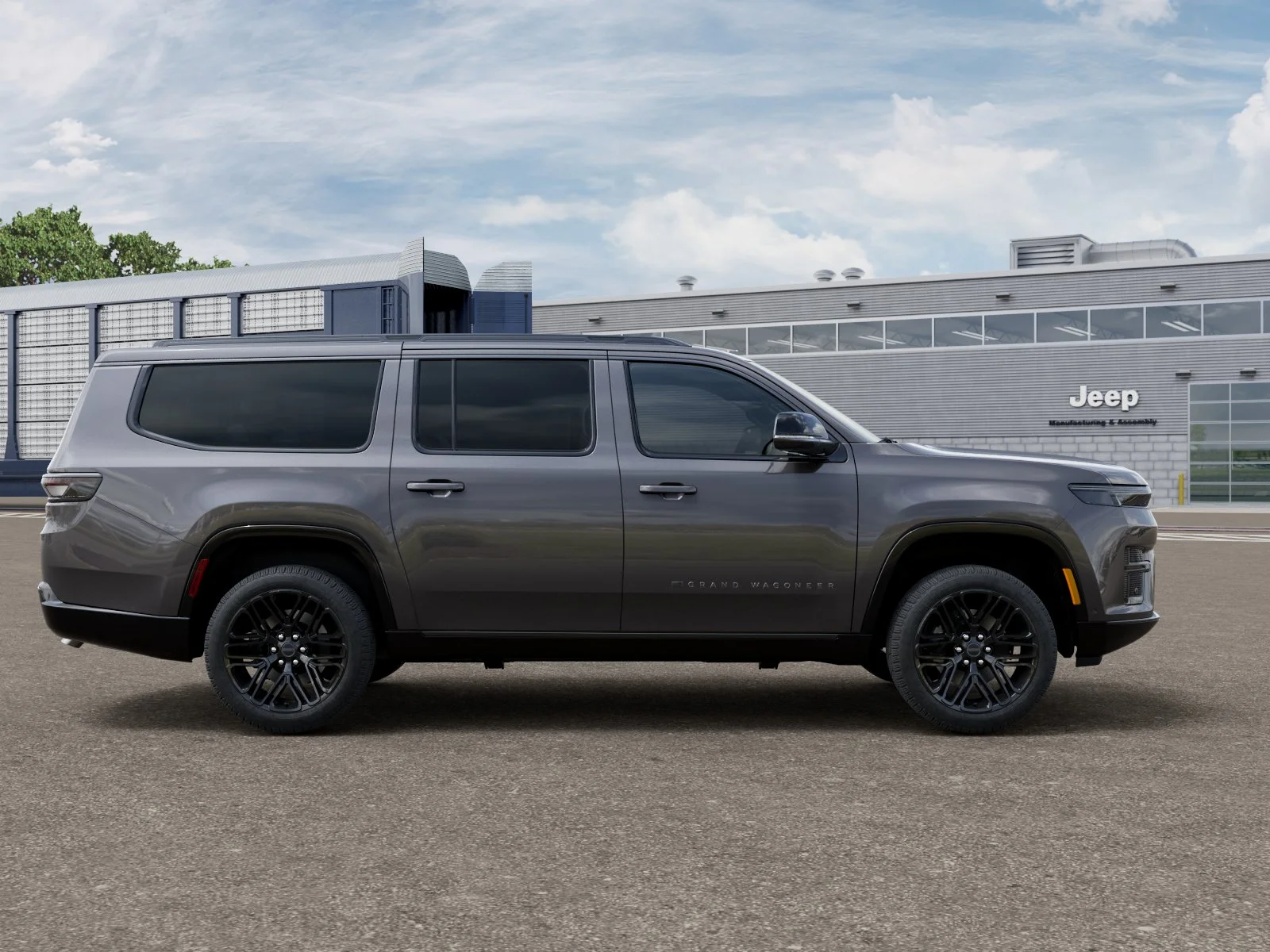 New 2026 Baltic-Gray Metallic Clear-Coat Exterior Paint Jeep Grand Wagoneer image 12