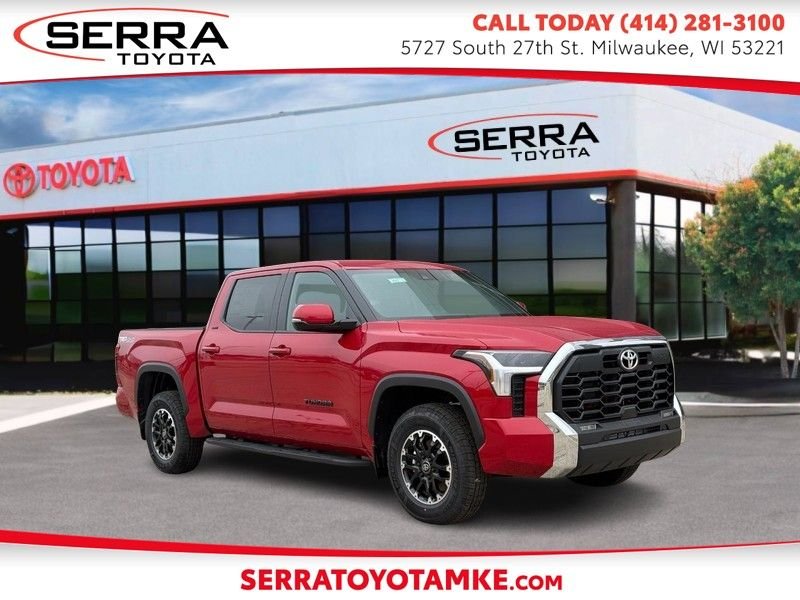 Supersonic Red 2026 Toyota Tundra SR5 CrewMax Cab 4WD Pickup Truck Four-Wheel Drive