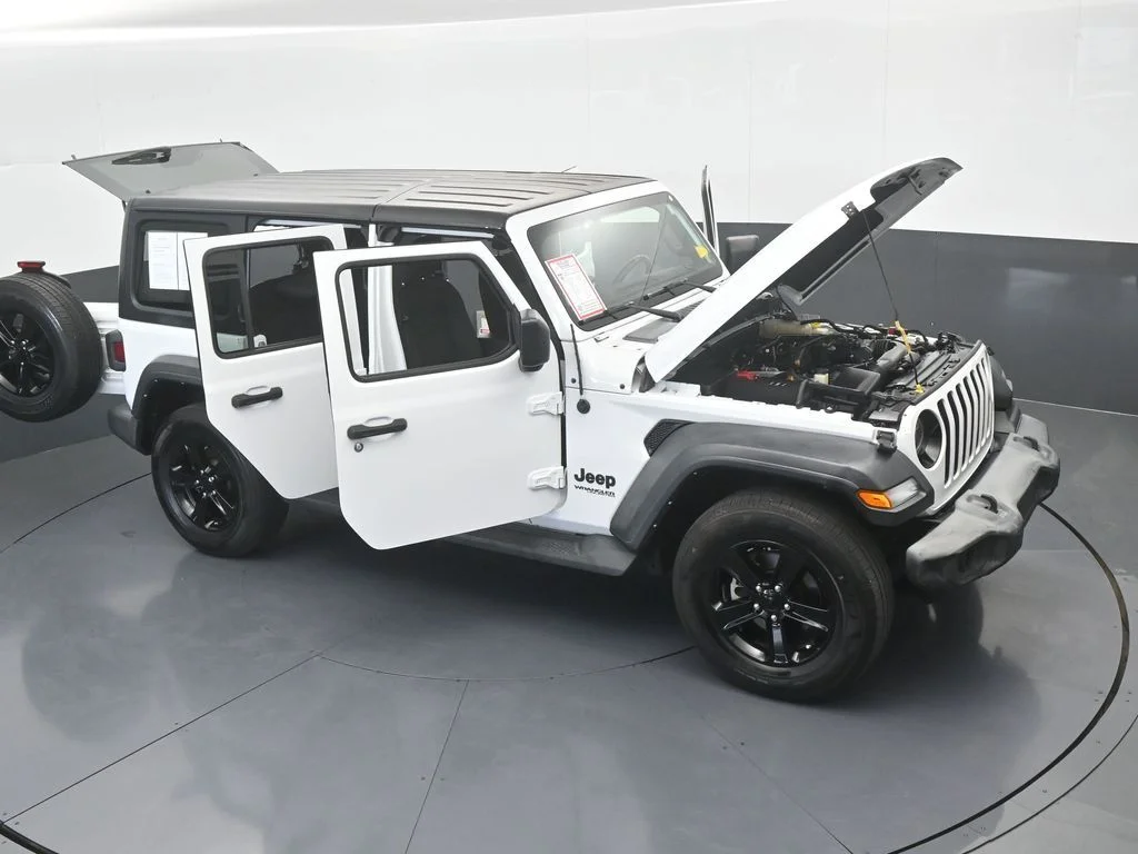 Used 2022 Bright White Clearcoat Jeep Unlimited Sport Altitude image 72