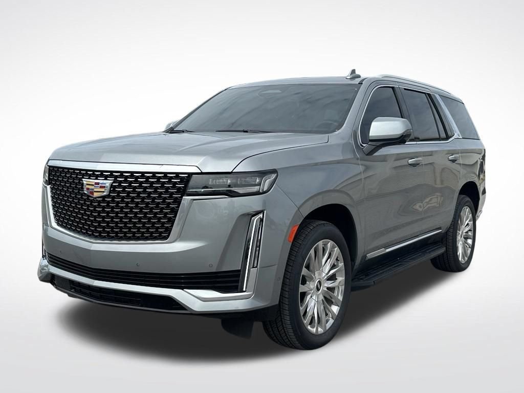 Used 2023 Argent Silver Metallic Cadillac Premium Luxury image 2