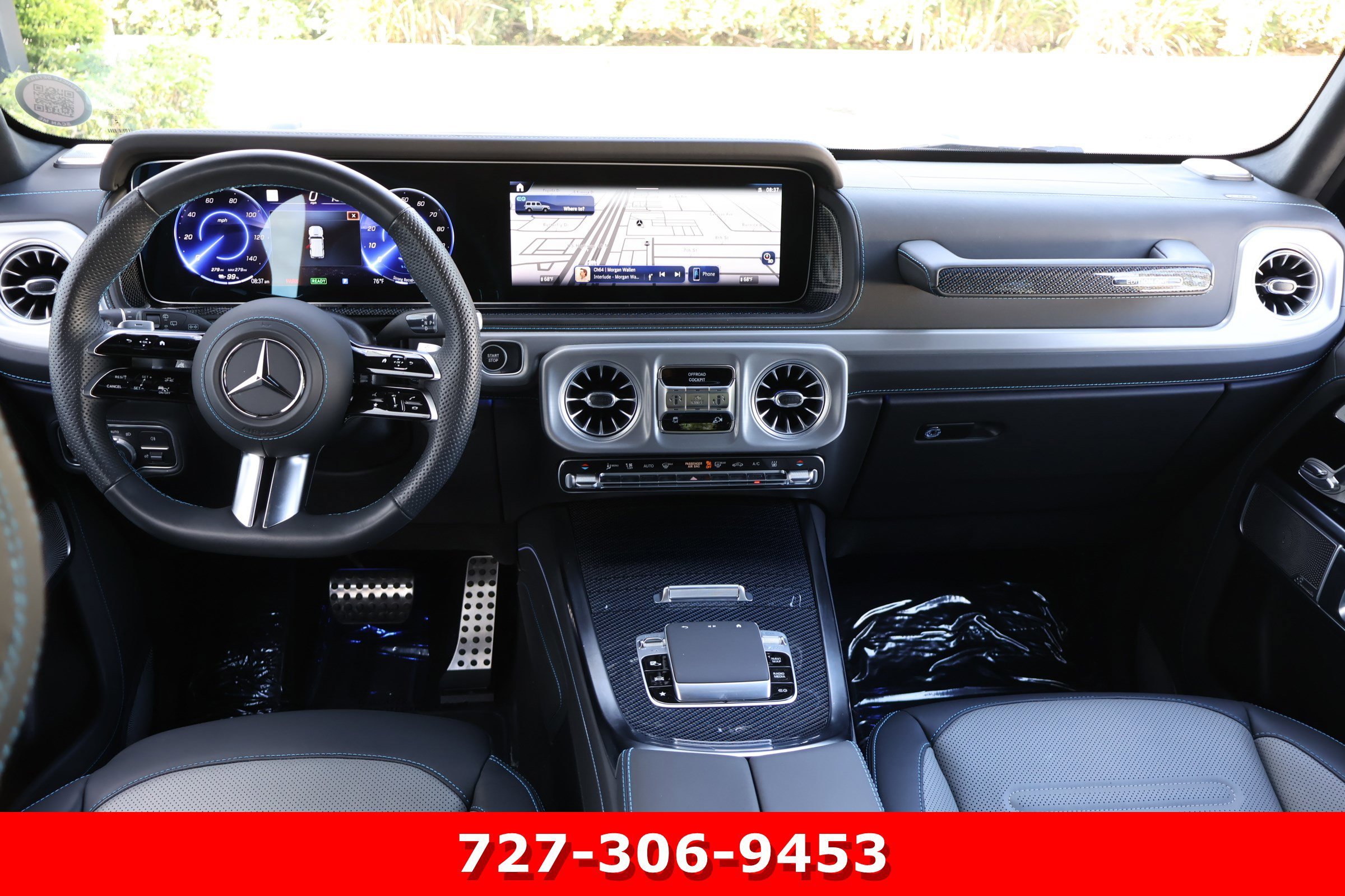 Certified Used 2025 MANUFAKTUR South Sea Blue Magno Mercedes-Benz G 580e image 20