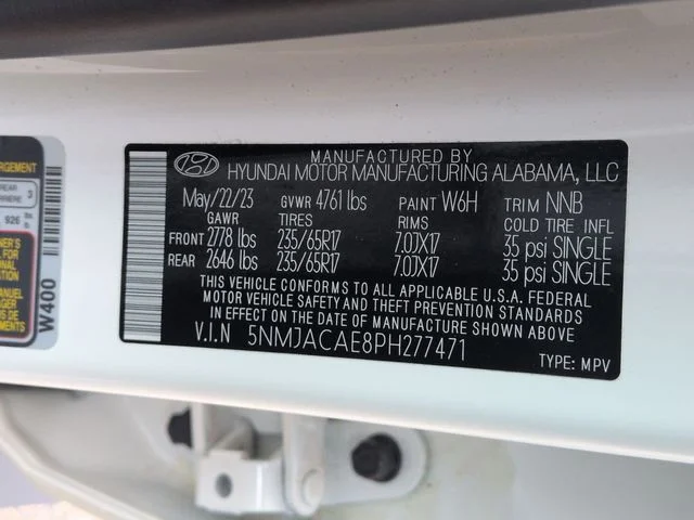 Certified Used 2023 White Hyundai SE image 28