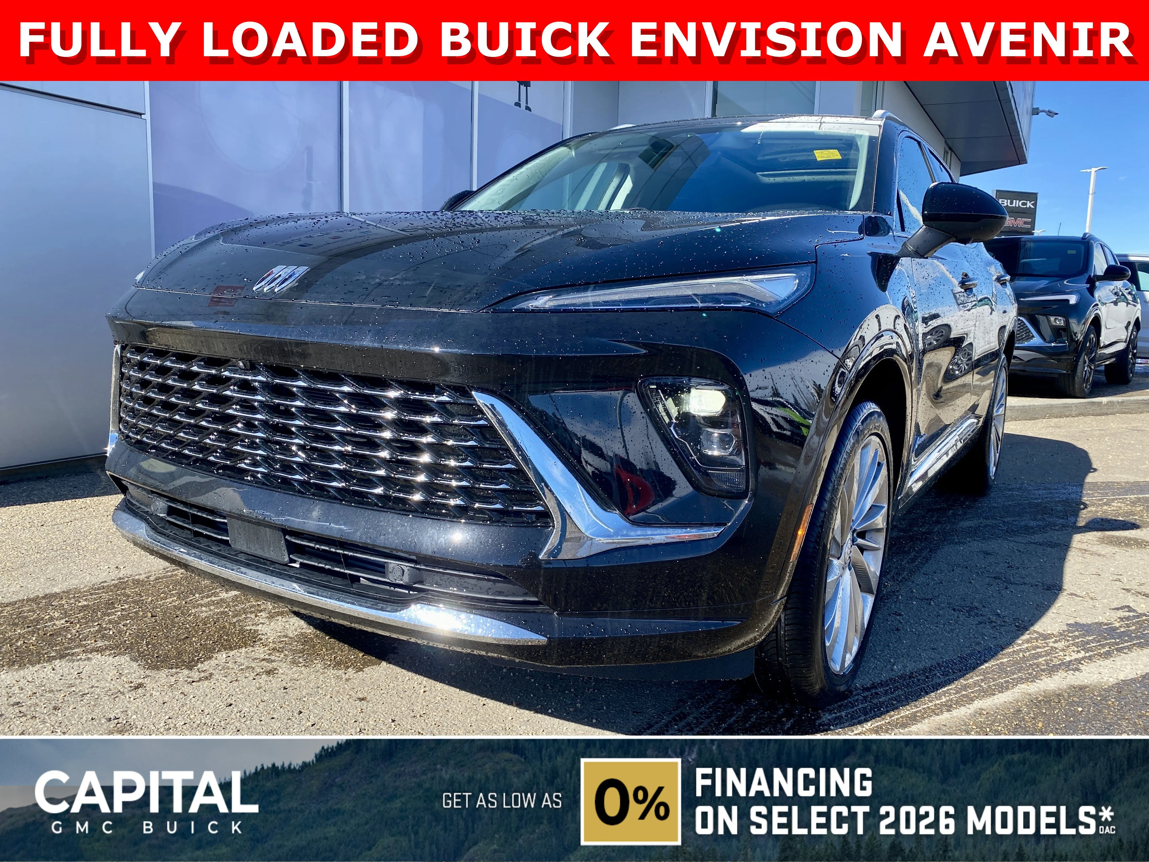 New 2026 EBONY TWILIGHT METALLIC Buick Avenir image 1