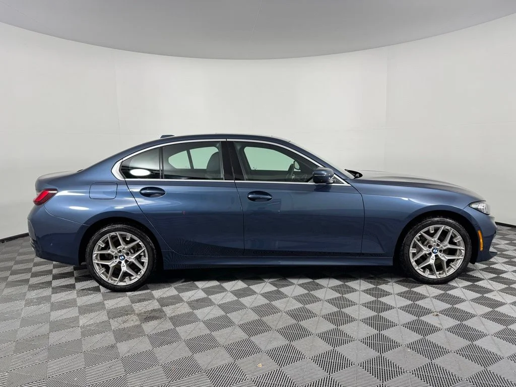Certified Used 2025 Arctic Race Blue metallic BMW 330i xDrive image 4