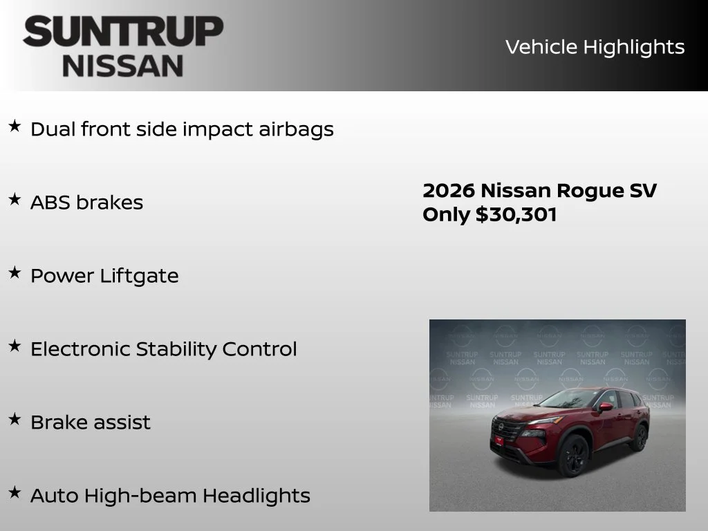 Certified Used 2026 Red Nissan SV image 31