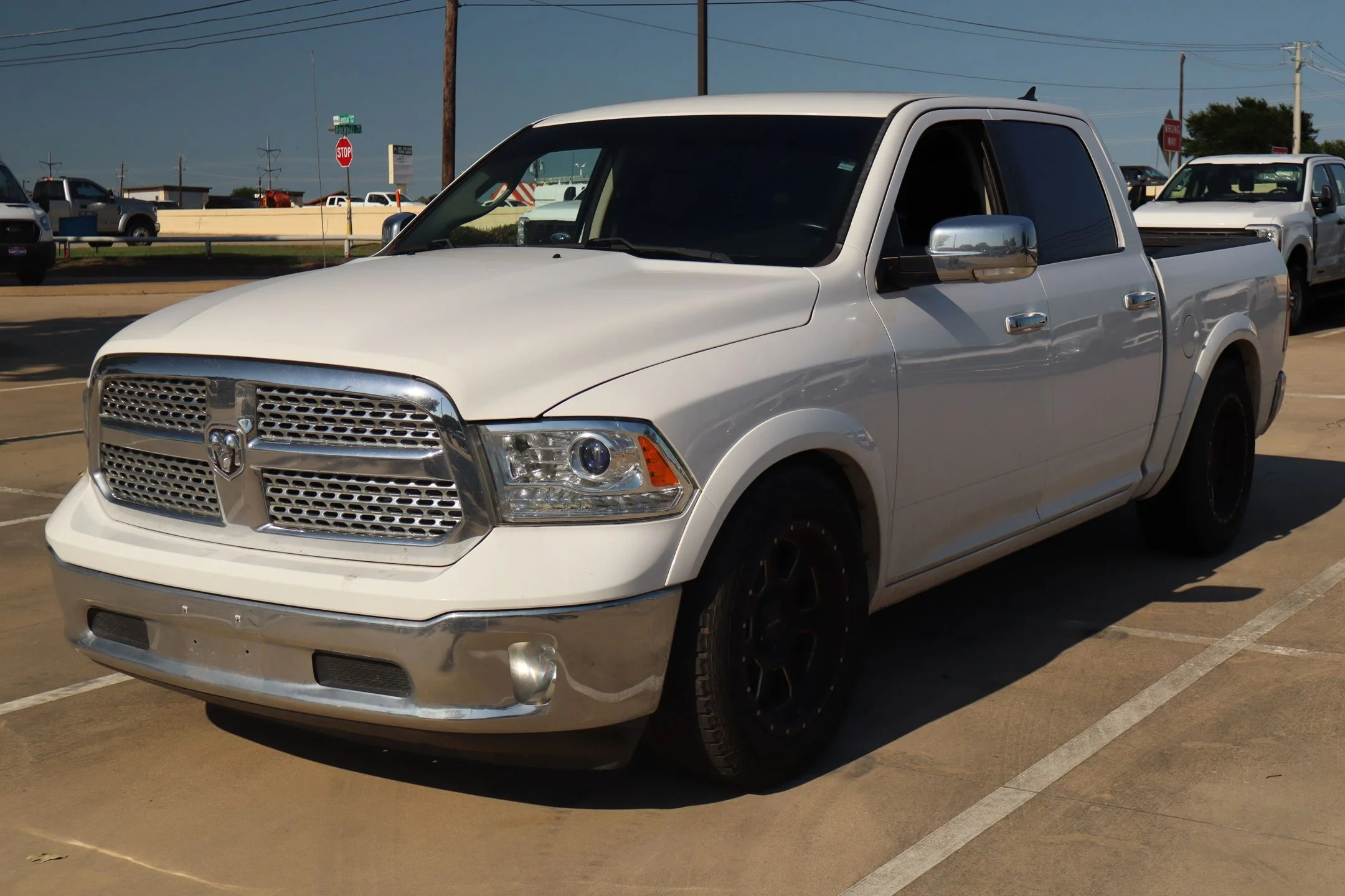 Used 2017 White Ram Laramie image 8