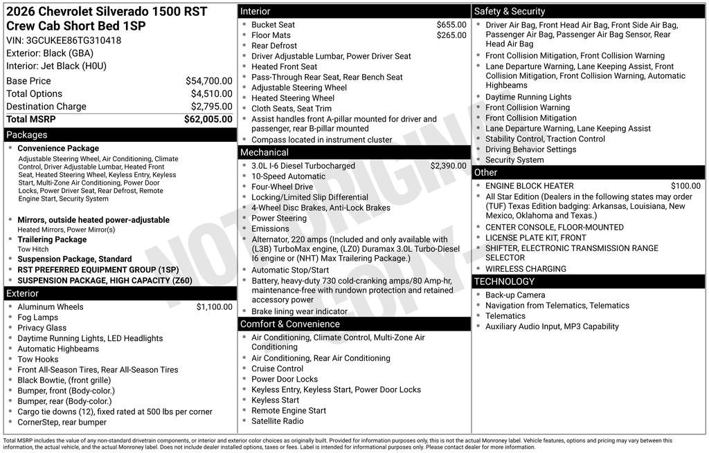 2026 Chevrolet Silverado 1500 RST - Photo 4