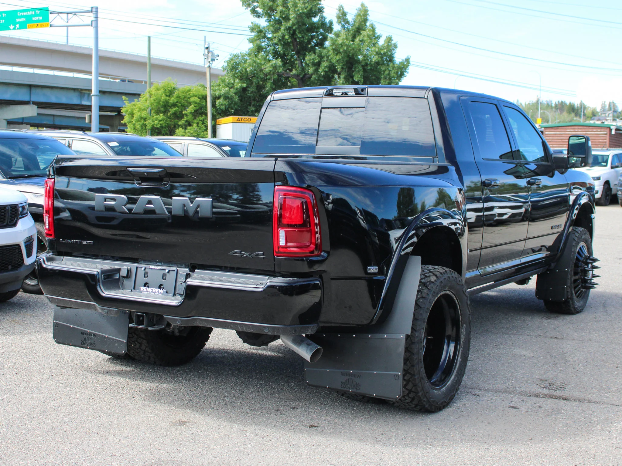 New 2026 Black RAM Limited* Mega Cab, 2 Inch Lift, 22 Inch American Force Wheels image 8