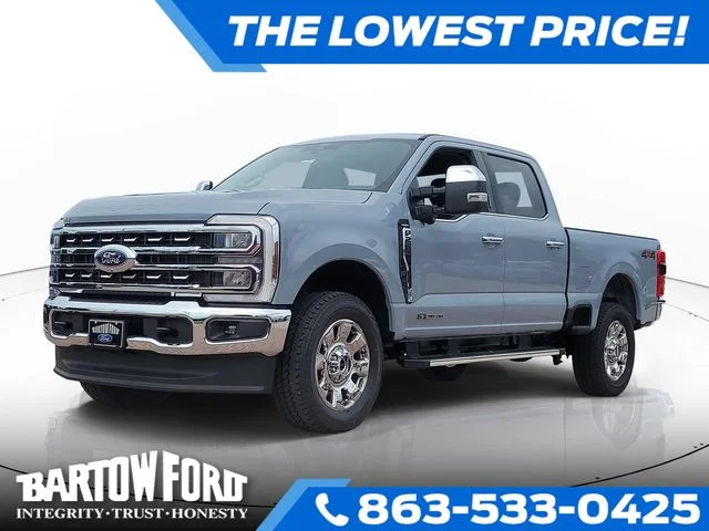 New 2026 Gray Metallic Ford Lariat image 1