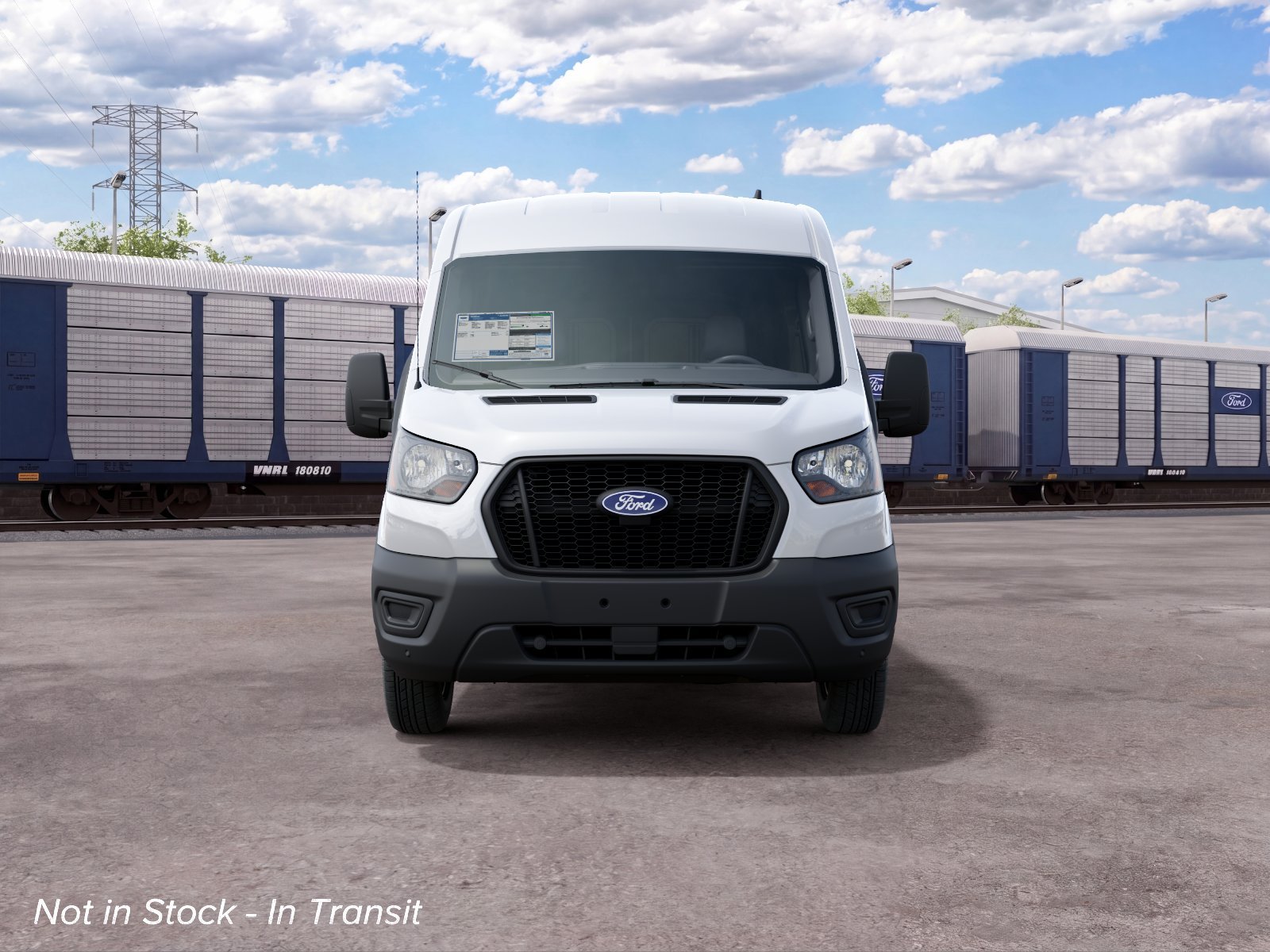 New 2027 Oxford White Ford Cargo Van image 3