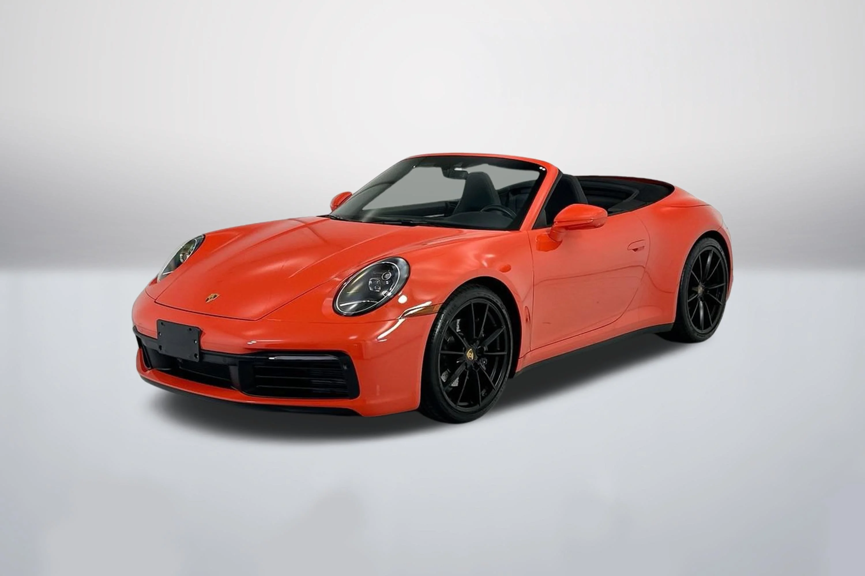 Used 2021 Lava Orange Porsche Carrera image 1