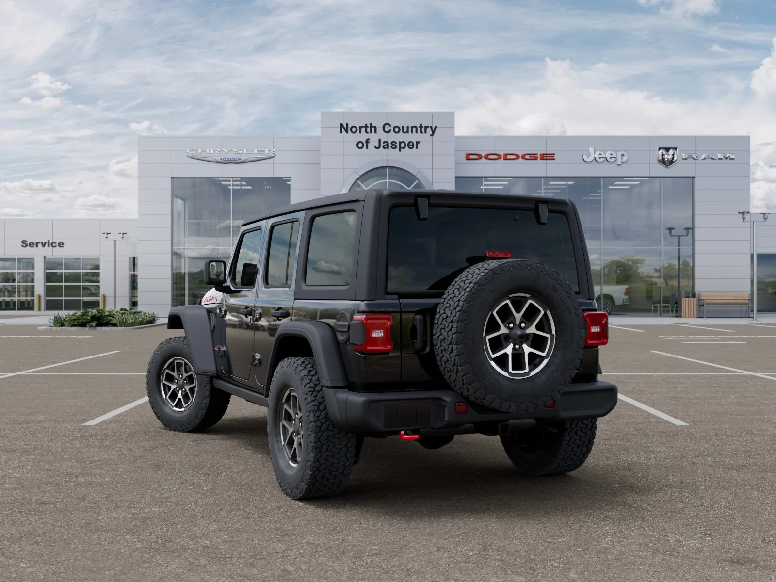 New 2026 Black Clear-Coat Exterior Paint Jeep Rubicon image 29