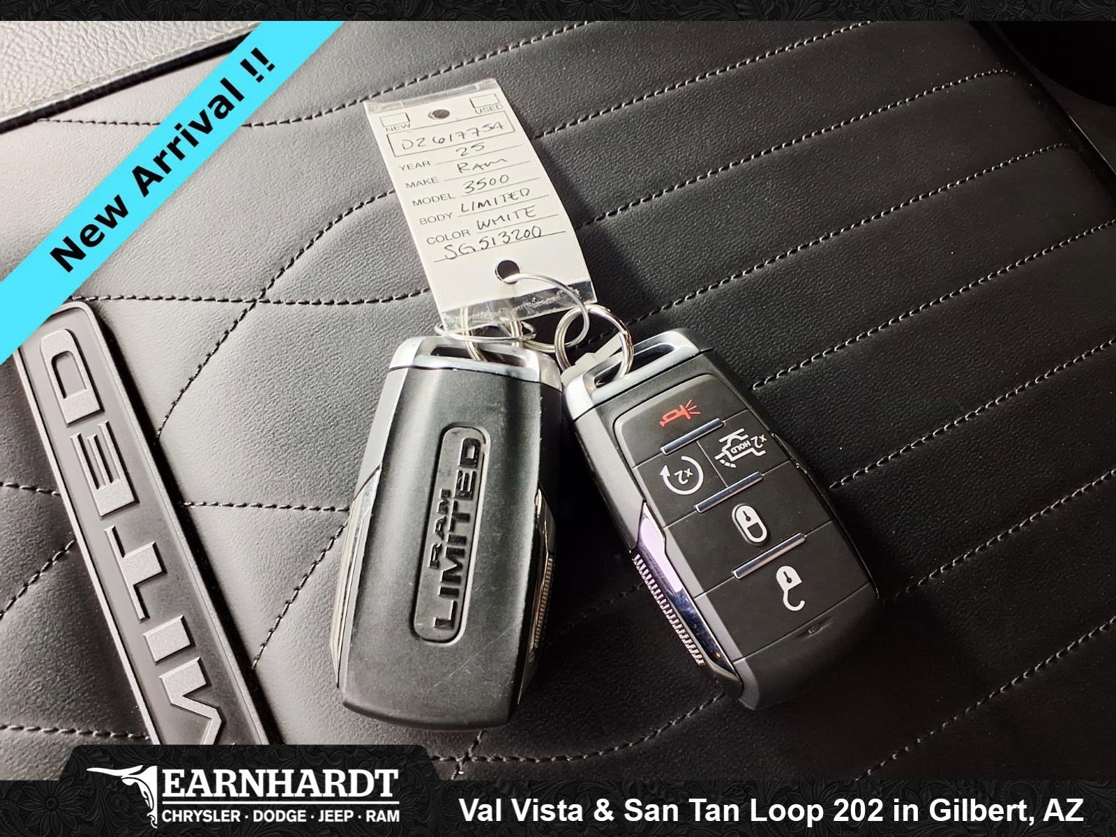 Used 2025 Bright White Clearcoat Ram Limited image 24