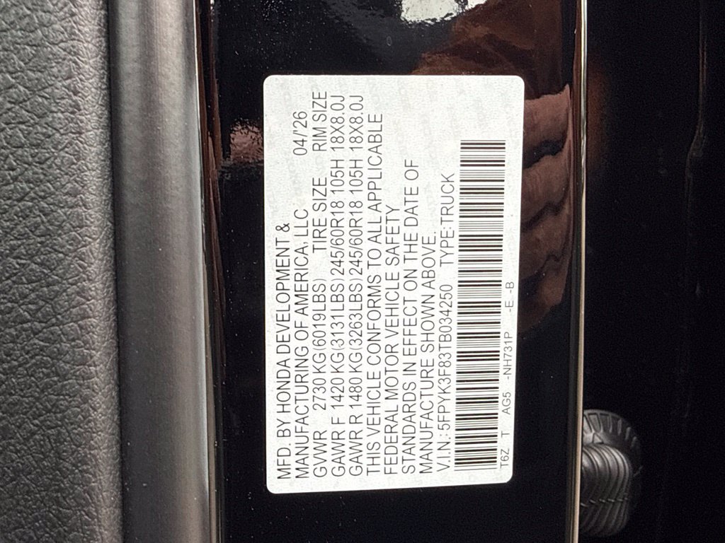 New 2026 Crystal Black Pearl Honda Black Edition image 28