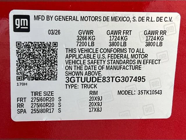 New 2026 Volcanic Red Tintcoat GMC SLT image 20