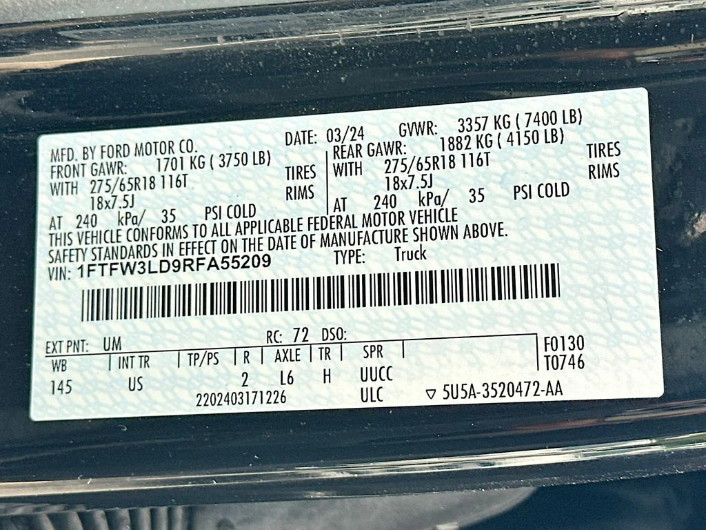 Used 2024 Black Ford XLT image 31