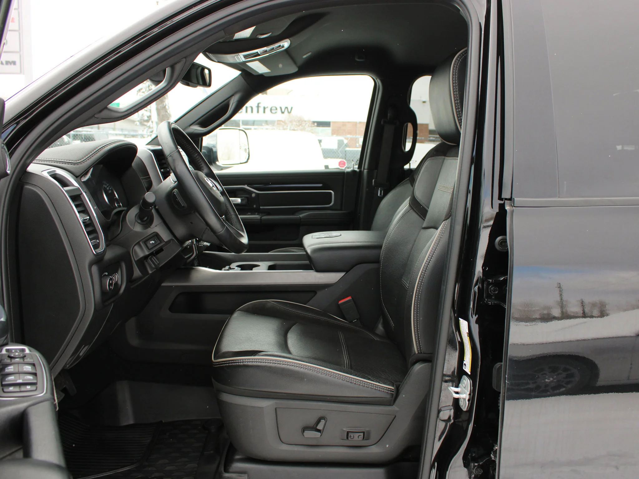 Certified Used 2022 Black RAM Laramie * Leather, Power Running Boards, Heated Seats, Towing Tech Group image 3